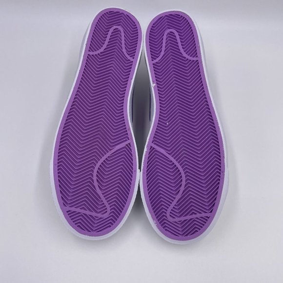 Nike Blazer Low ' 77 White / Purple Womens Shoes - Picture 6 of 8